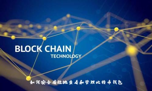如何安全有效地查看和管理比特币钱包