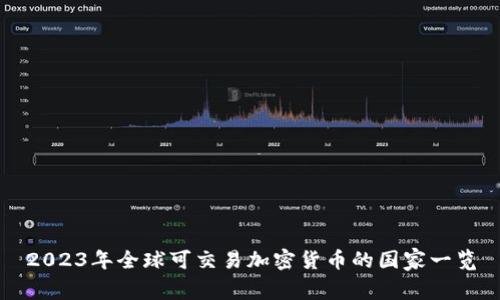 2023年全球可交易加密货币的国家一览